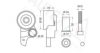 AUDI 057109487 Tensioner Pulley, timing belt